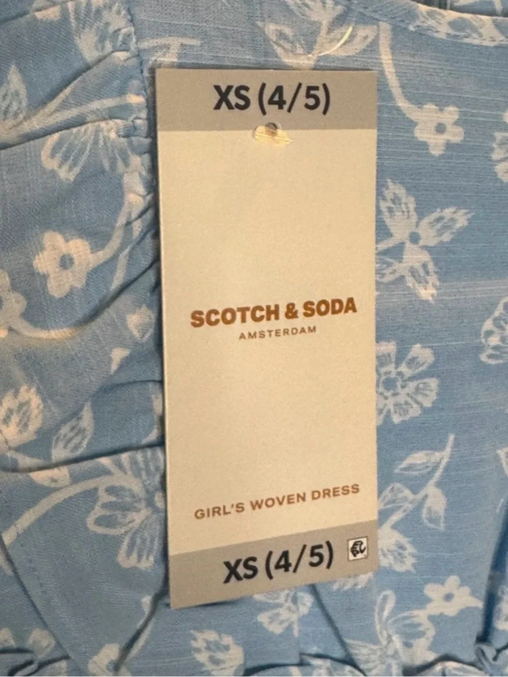 Scotch & Soda Girls Woven Dress sz 4/5 NWT